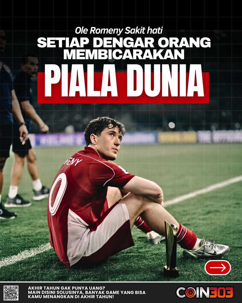 Ofc_Coin303's tweet photo. Ole Romeny mengungkapkan kekecewaannya setelah gagal membawa Timnas Indonesia lolos ke Piala Dunia 2026.

Kegagalan tersebut terasa semakin menyakitkan karena Indonesia hanya tinggal beberapa langkah lagi menuju panggung tertinggi sepakbola Indonesia.😭

#Timnasindonesia #oleromeny #garudaindonesia #pialadunia #seputarbola #coin303 #koin303