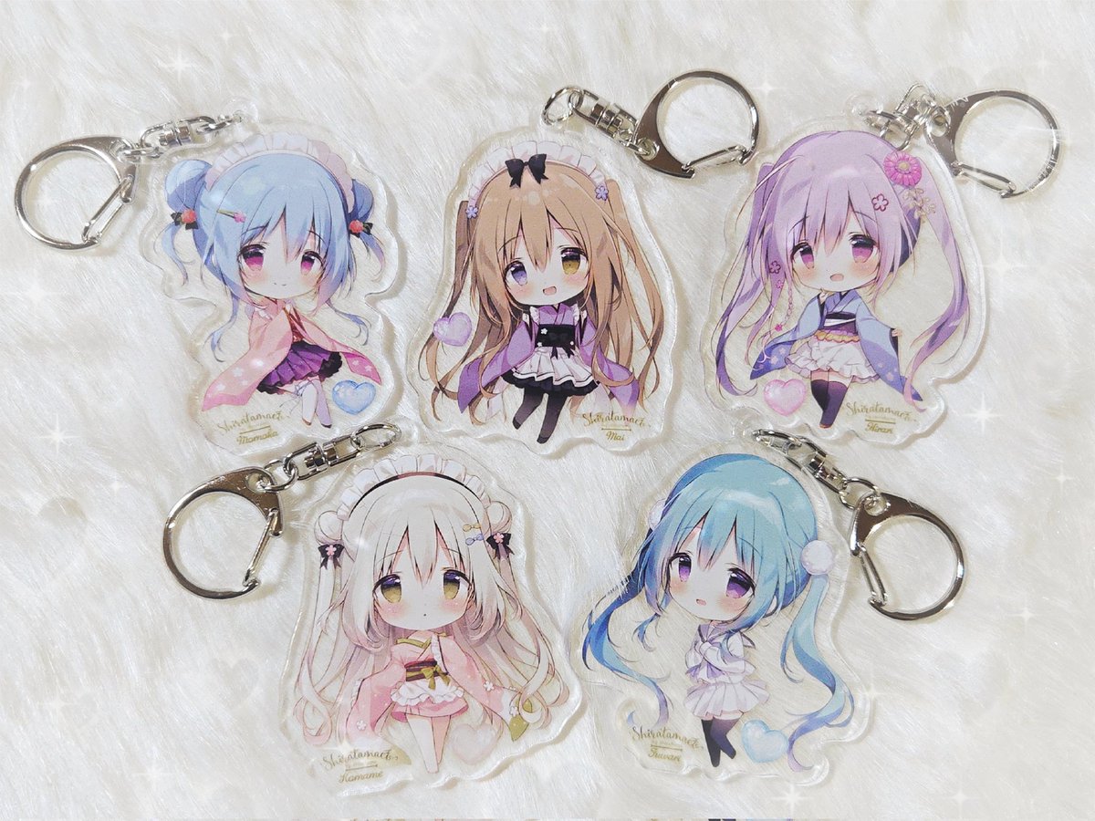 ❄しらたまままの冬コミの新作❄ しらたまこ看板娘アクキー