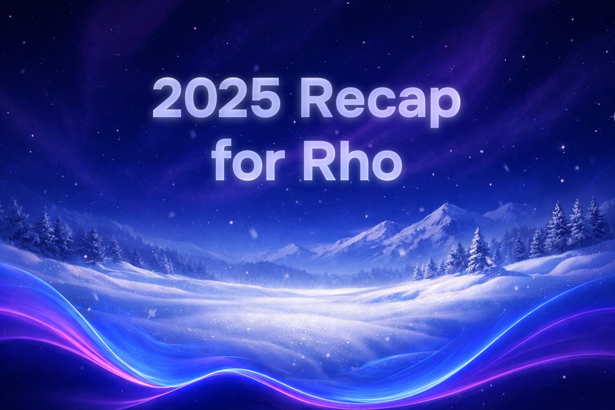 2025 Recap – Key Rho Milestones

This year was about shipping, scaling, and tightening the stack. Here’s what we rolled out 👇

🔵 Rho X launch
Our next-gen trading platform went live – faster execution, deeper liquidity, and a cleaner product core built for rate trading at