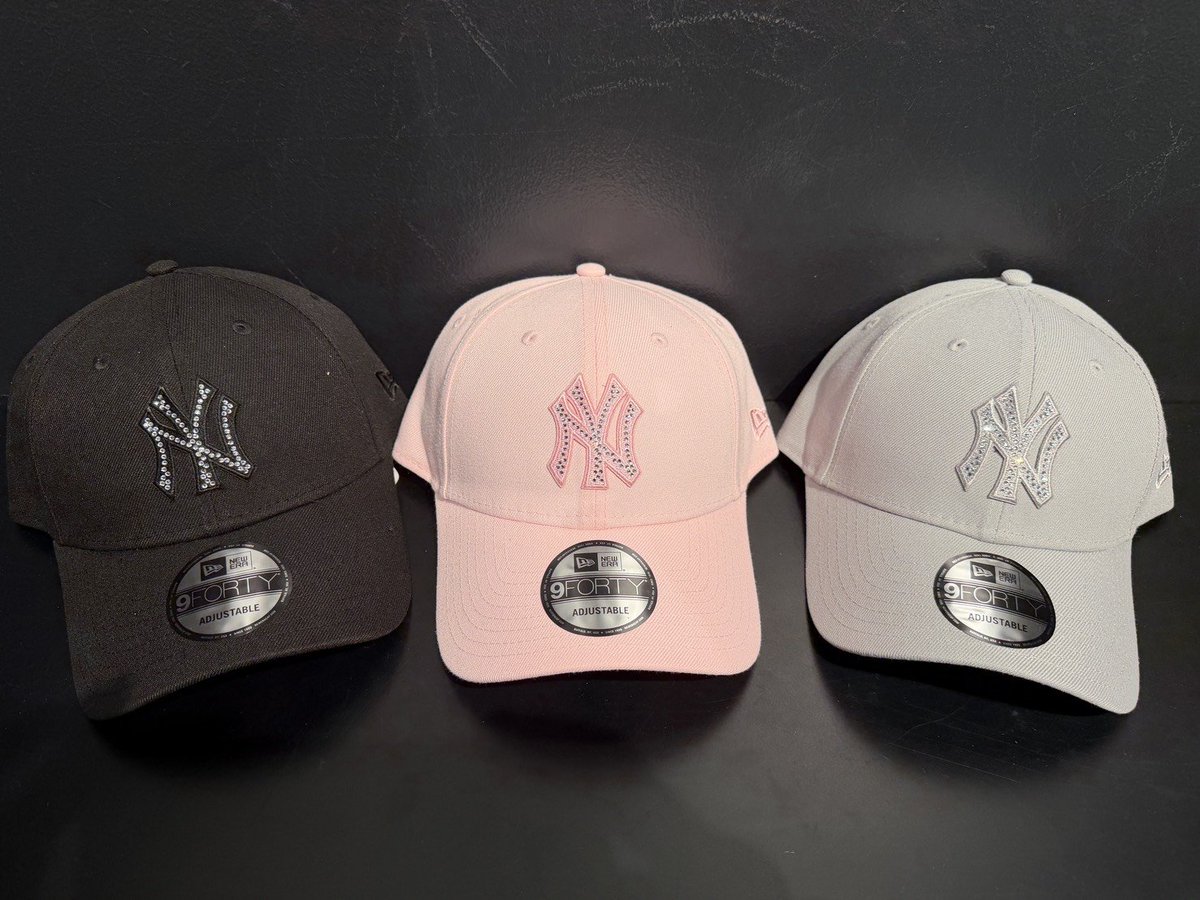 NEWERA 9FORTY Rhinestone ラインストーン ピンク 9FORTY Rhinestone ラインストーン ニューヨーク・ヤンキース ピンク