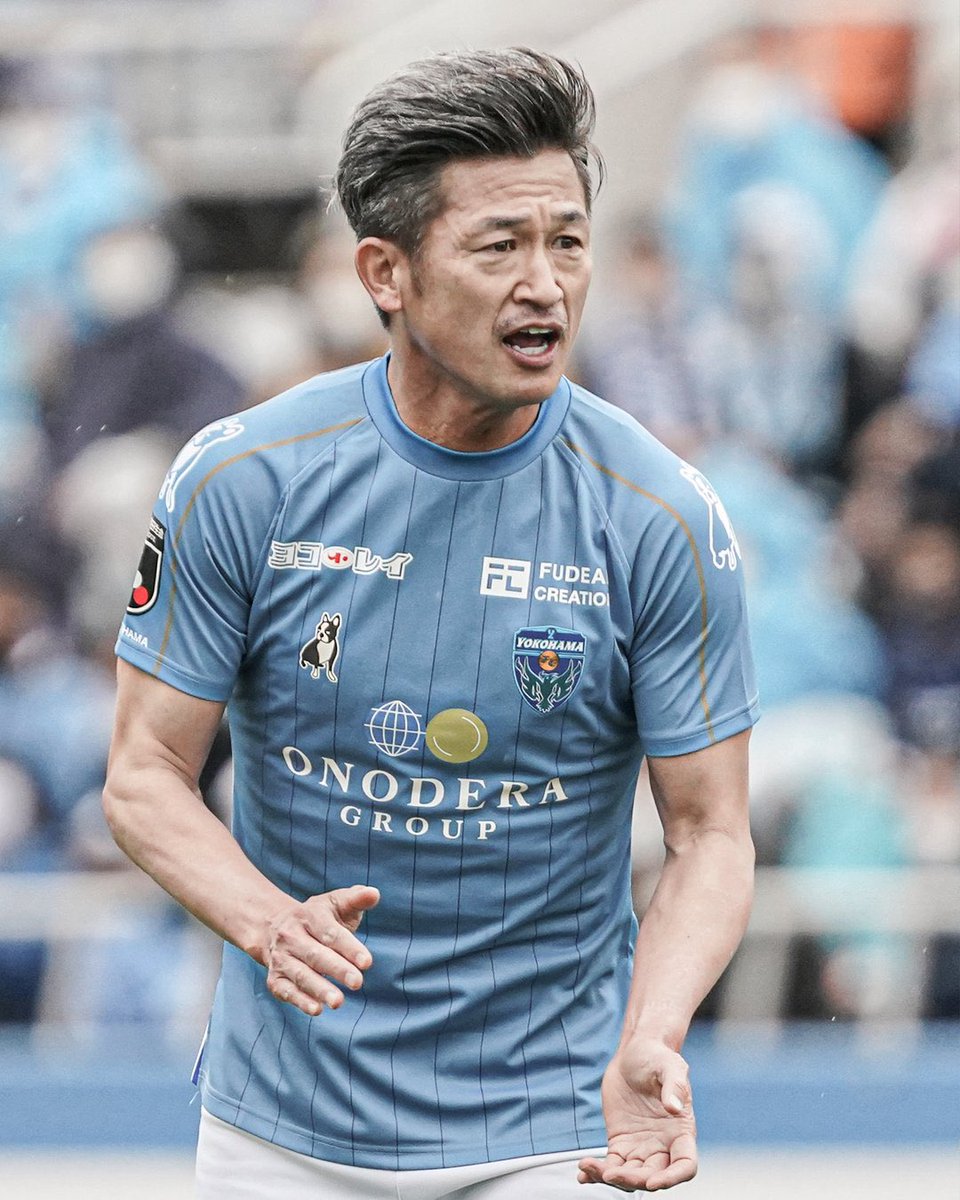 footballontnt's tweet image. 58-year-old Kazuyoshi Miura has signed a contract with third-tier Japanese club Fukushima United ✍️

He made his professional debut in 1986 and is three years older than PSG 😳