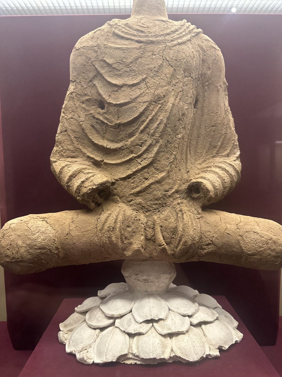 archaeoafg's tweet photo. Sitting Buddha on Lotus throne from Mes Aynak, Logar, Afghanistan. 🪷

Period: Kushan

Currently displayed at the National Museum of Afghanistan https://t.co/ReyKiCbwMA