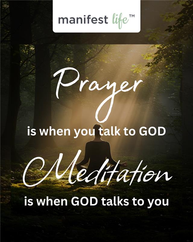 ManifestLifeOrg's tweet photo. Talk to God through prayer.
Hear God through meditation. 🌿
#MindfulnessDaily #FaithConnection #InnerCalm #SpiritualThoughts #PeaceWithin #ManifestLife #MindBodySoul #QuietMind #SacredMoments https://t.co/Svq99jMvva