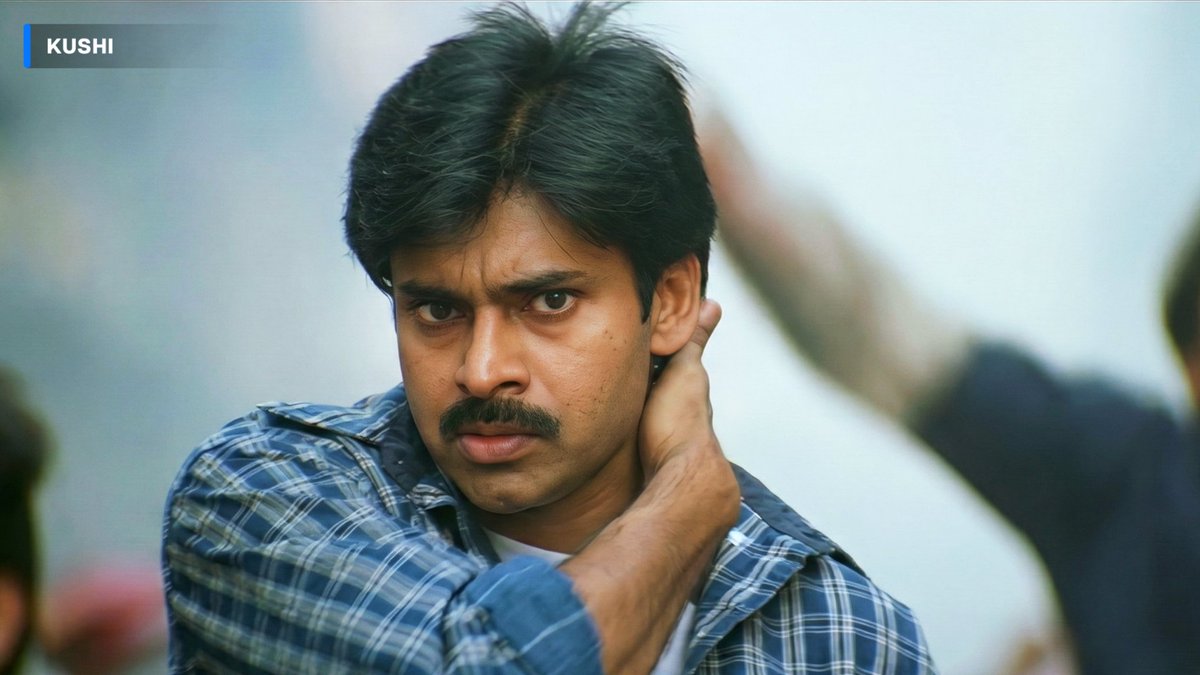 PrimeVideoIN's tweet photo. our Kushi watching Pawan Kalyan as Siddhu >>>> https://t.co/J11jfmFlMY
