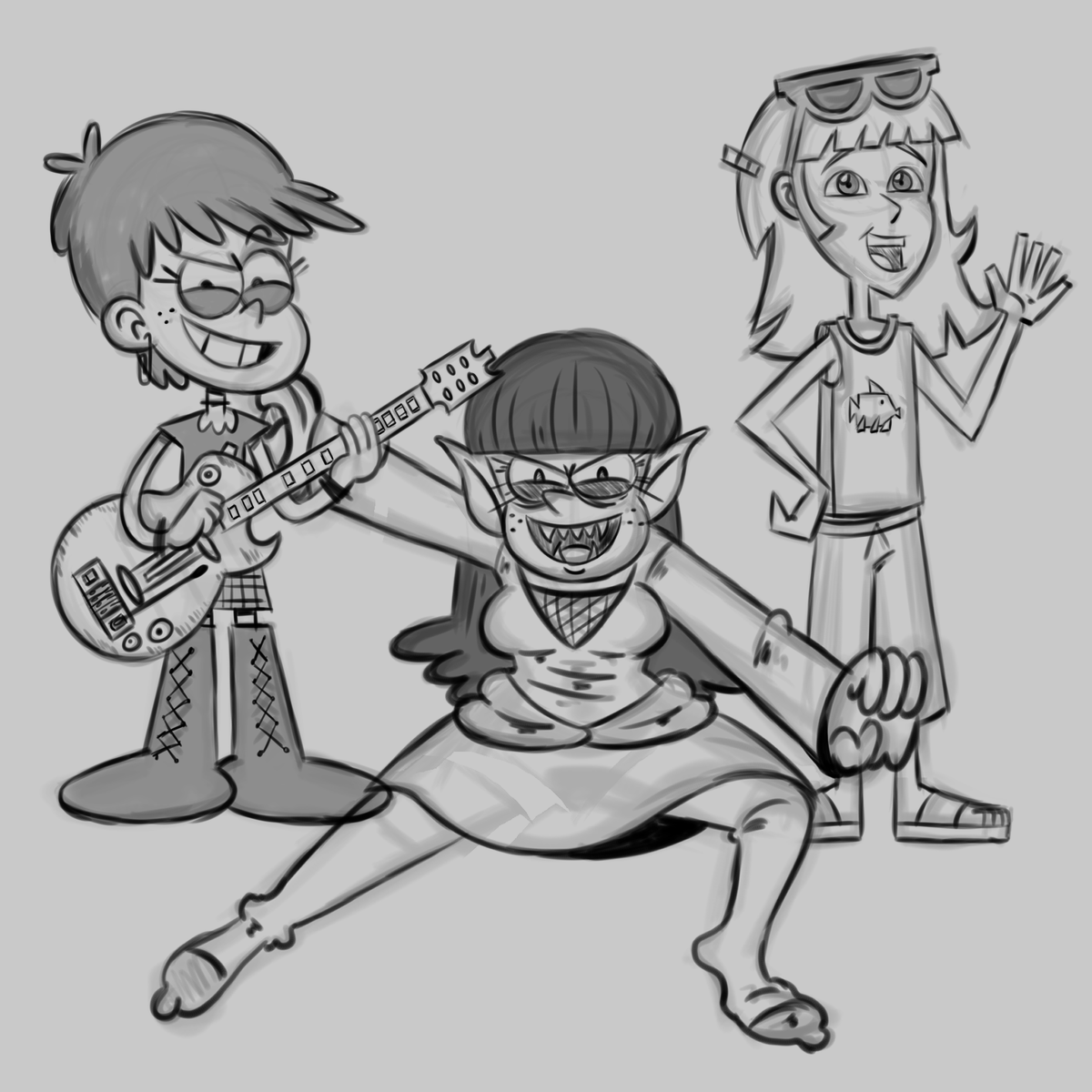 Here are all the sketches I completed during yesterday's 93rd Art Raffle stream on Monday, December 29th! Today, I'm hosting another stream on Twitch at 5:30 PM (EST/EDT). #fanart #cartoons #ArtistOnTwitter #TheLoudHouse