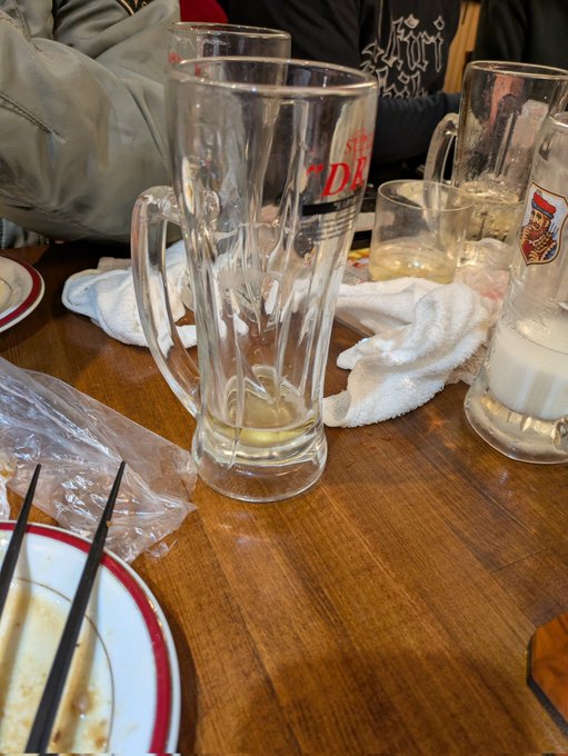 打ち上げ〜♪😋🍻今更感…💦 