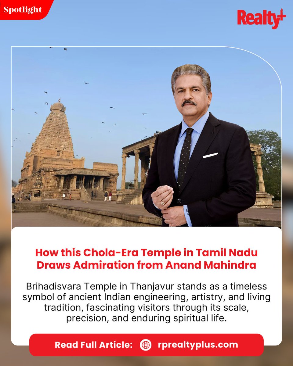 RPRealtyPlus's tweet image. The Brihadisvara Temple continues to inspire awe with its precision, scale and spiritual presence — reminding us that innovation isn’t always new, but timeless.

Read more: rprealtyplus.com/news-views/how…

#IndianHeritage #AncientEngineering #ArchitecturalLegacy #CulturalPride