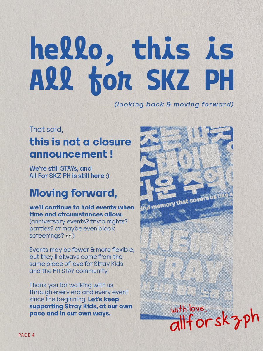 allforskzph's tweet photo. 👋🏻

As 2025 comes to an end, we wanted to take a moment to look back on how far we’ve come, and share what’s next for All For SKZ PH. 

HAPPY NEW YEAR, PH STAY! 

Thank you for being part of this with us ✨

— @allforskzph