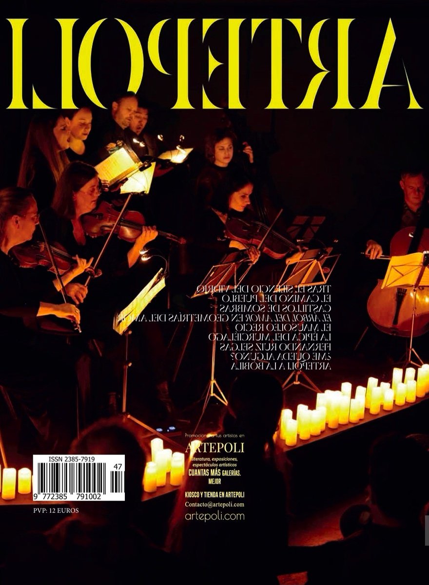We are thrilled with the impact of the Requiem Exhibition in the specialized press. 

The latest Artepoli edition (XLVII) features its front and back covers—in both online and printed versions—highlighting the historic tribute to Mozart and all the participating artists.