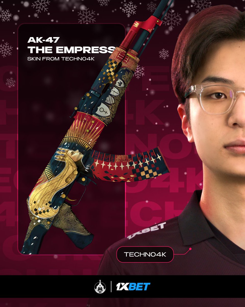 Final drop. Last chance. 👑

 AK-47 | The Empress from Techno4k

👉 Follow <a href="/1xBet_Esports/">1xBet Esports</a>, <a href="/1x_mongolia/">1xbet_Mongolia</a>  &amp; <a href="/1mongolz/">The MongolZ</a>, tag a friend 

🏆 Winners announced on 06.01.26