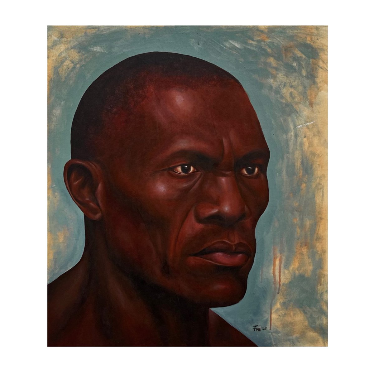 FFisolami's tweet image. Onyinye nke Ọkụ (2025)
Acrylic on canvas
61X54cm