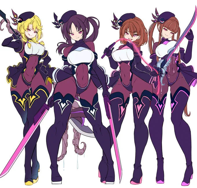 #2025年自分が選ぶ今年の4枚 今年もほどほどに描いたでな!全滅とかバッドエンド的な感じがやり切った感があって私は好きです