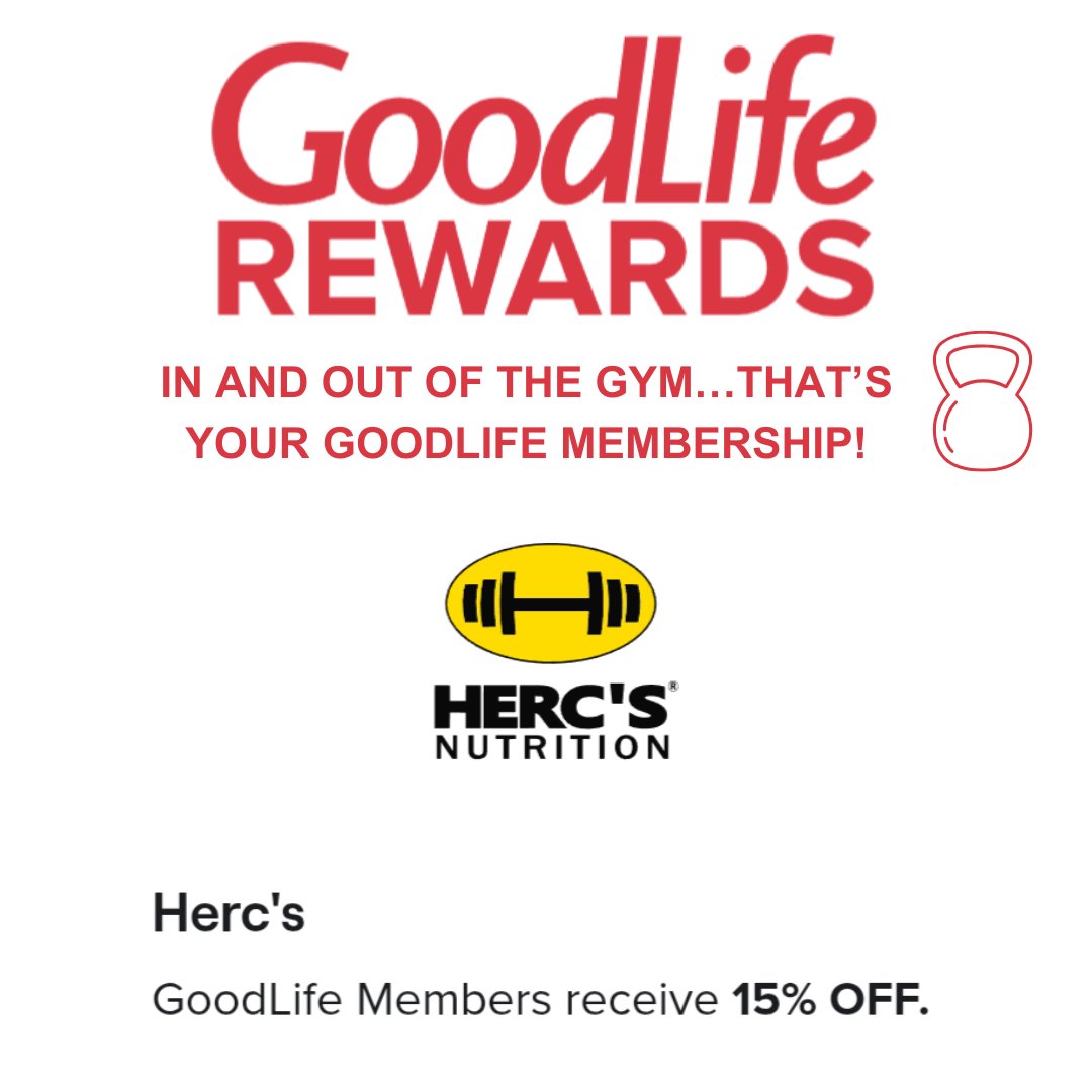 brad_bwarren's tweet photo. 2026 is the year of the gains, not the year of overpaying. 🎊
​GoodLife members get 15% OFF at Herc's Nutrition! 🥤
​Stop paying full price for protein and start using your Rewards.
​@HercsNutrition 👇
 https://t.co/w5lyhGtjpR

​#GoodLifeFitness #Hercs #Fitness #2026Goals 💪🔥 https://t.co/kRhD80f3kj
