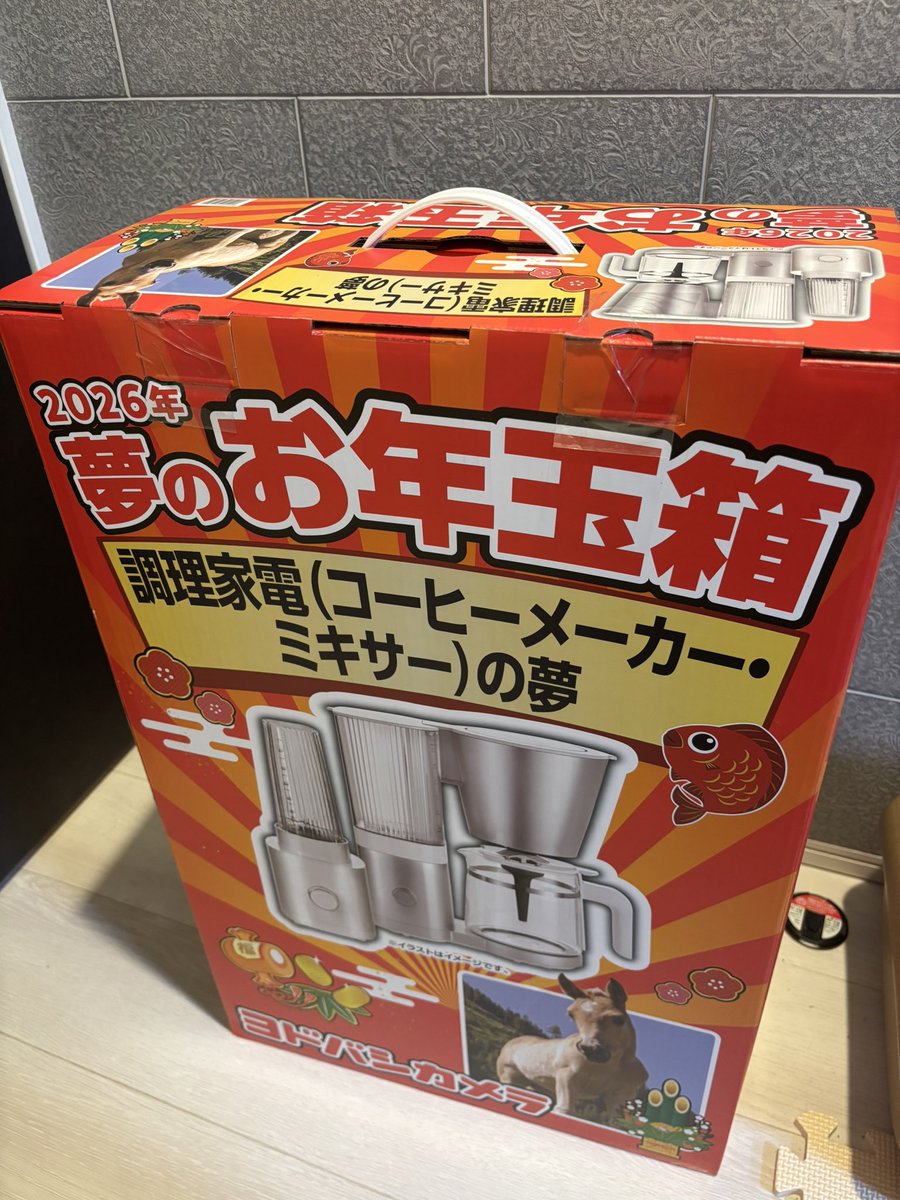 2026年 ヨドバシ 夢のお年玉箱 調理家電(コーヒーメーカー・ミキサー