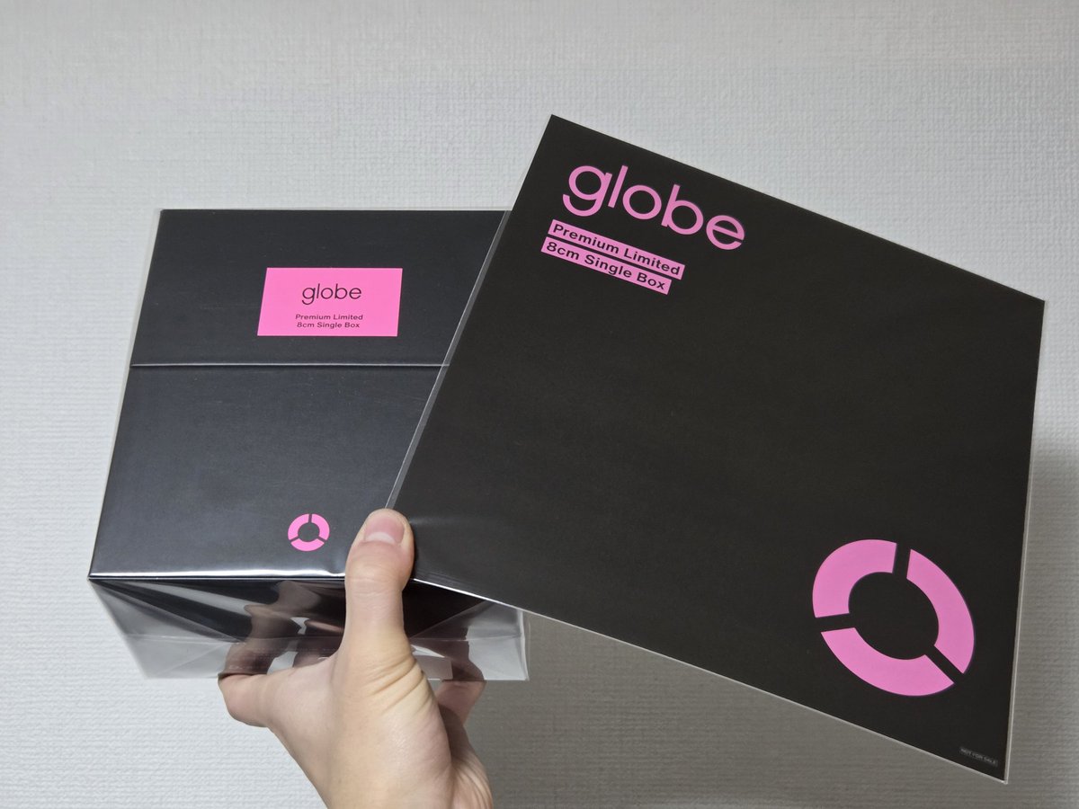 数量限定globe Premium Limited 8cm Single BOX 写真多めでお届け！ globe「Premium Limited 8cm Single BOX」を開封し