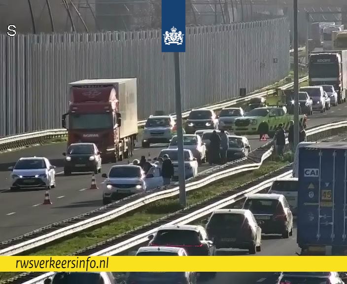 Zeven voertuigen betrokken bij ongeval op de A2