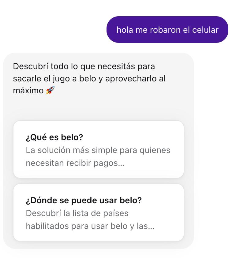 tomitski's tweet photo. por suerte el servicio al cliente de @belo_app es realmente espectacular https://t.co/uiUFrLlbU8