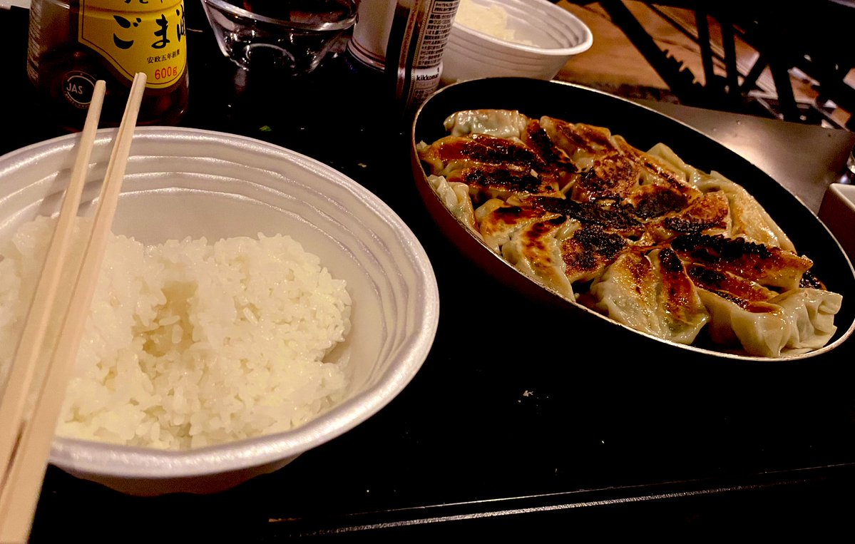 手作り餃子会。意外と上手く作れて良かった 