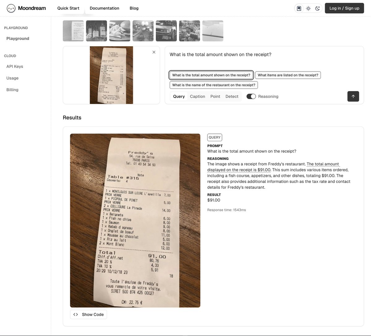 Moondream AI Playground : Le VLM ultra-léger pour interroger vos images mondary.design/2025/12/moondr…