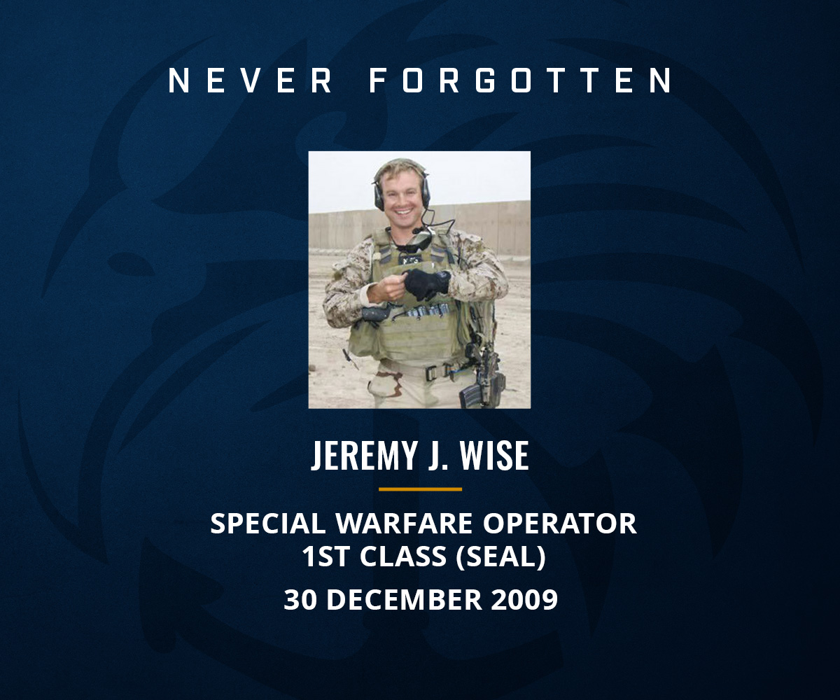 NavySEALfnd's tweet image. Today, we remember Special Warfare Operator 1st Class (SEAL) Jeremy Wise, who was killed on December 30, 2009.

#NavySEALFoundation