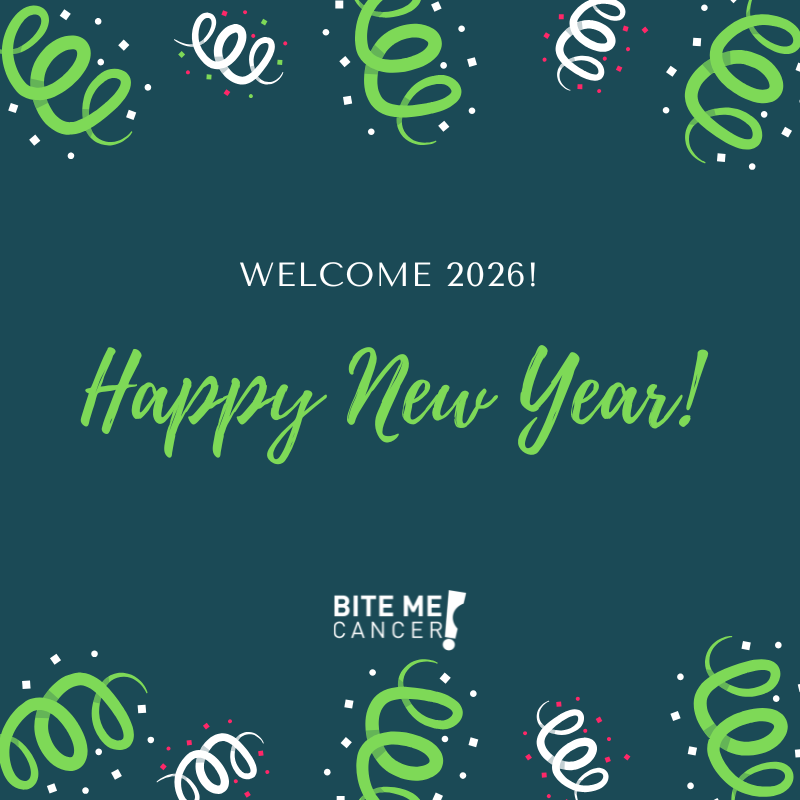 bitemecancerorg's tweet image. As we welcome a new year, we reflect on resolutions. At Bite Me Cancer, our resolution remains unwavering: to bring support &amp;amp; joy to teens fighting all cancers and fun thyroid cancer research.  Thank you to our volunteers, donors &amp;amp; partners who make this mission possible.