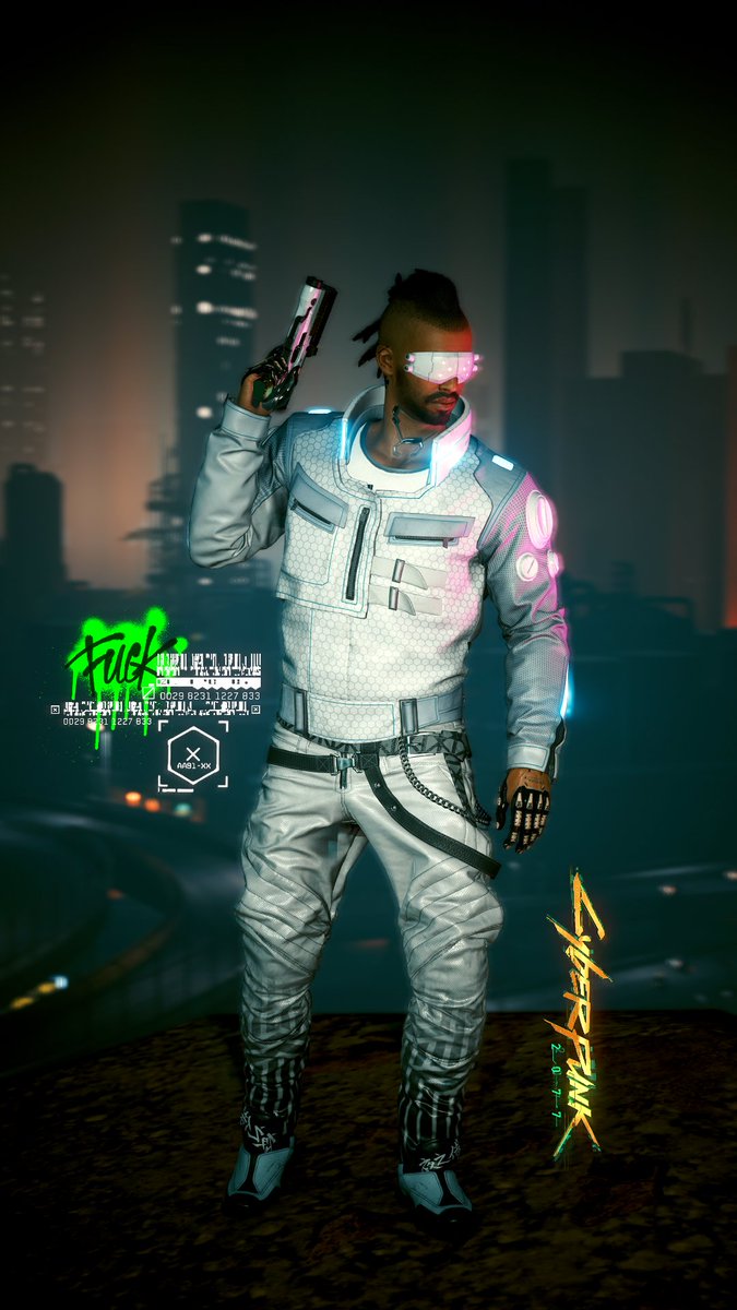 codalt_jasmine's tweet image. ライティングのおかげでどこでも撮影ができるのがいい。2個目のライトは横からピンクのをポイント的に当てるのが好き。
#Cyberpunk2077wardrobe
#Cyberpunk2077
#Cyberpunk2077PhotoMode
#VirtualPhotography
#VPCONTEXT #ArtisticofSociety #WorldofVP #GamerGram #VPGUnite #TheCapturedCollective