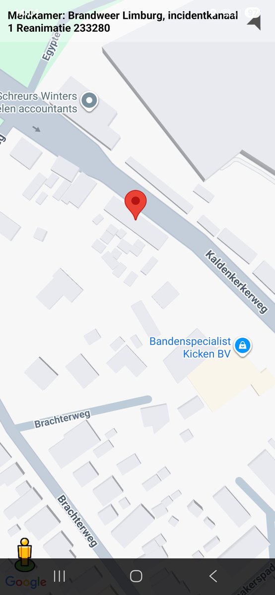 Reanimatie op de Kaldenkerkerweg in Tegelen