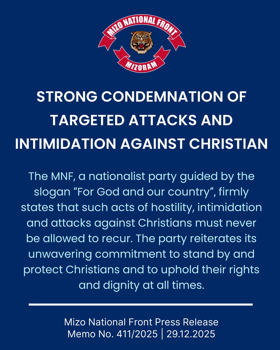 Mizo National Front tweet media