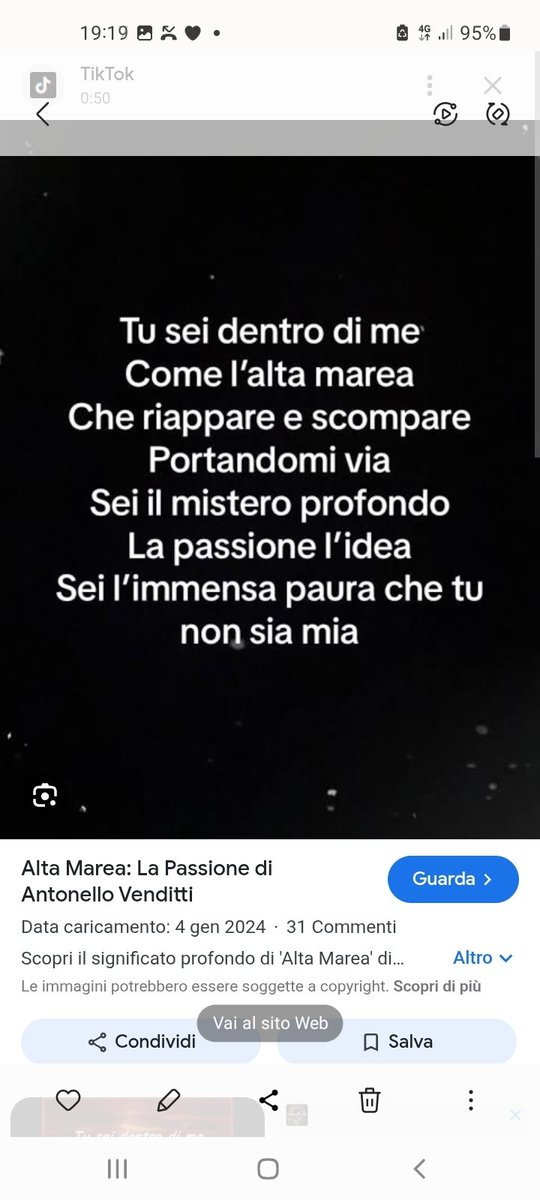 annamarylight's tweet photo. Tu sei dentro  di me come l'#AltaMarea che riappare e scompare,portandomi via.
Sei il mistero profondo,la passione e l'idea...
Il tempo vola, ma quanta strada per rivederti ancora.Per uno sguardo per il mio orgoglio, quanto ti voglio..

#AntonelloVenditti 
https://t.co/ihOpGRAV4U https://t.co/983ZQCj2zO