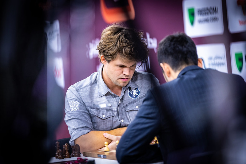 GMJuditPolgar's tweet photo. 20 
It was not an easy way to the top (never is), but he always stood up when there was no other option but to win, and finally reached the peak.
Congrats to @MagnusCarlsen on winning the World Blitz Championship! 
It is his 20th World Championship title.🏆
👑Classical: 5× 
🔥Rapid: 6× 
✨Blitz: 9× 

#ChessConnectsUs #blitz #FIDEChess #worldchampionship #champion 
📷 For the amazing pics, thanks to #AnnaShtourman & @LennartOotes