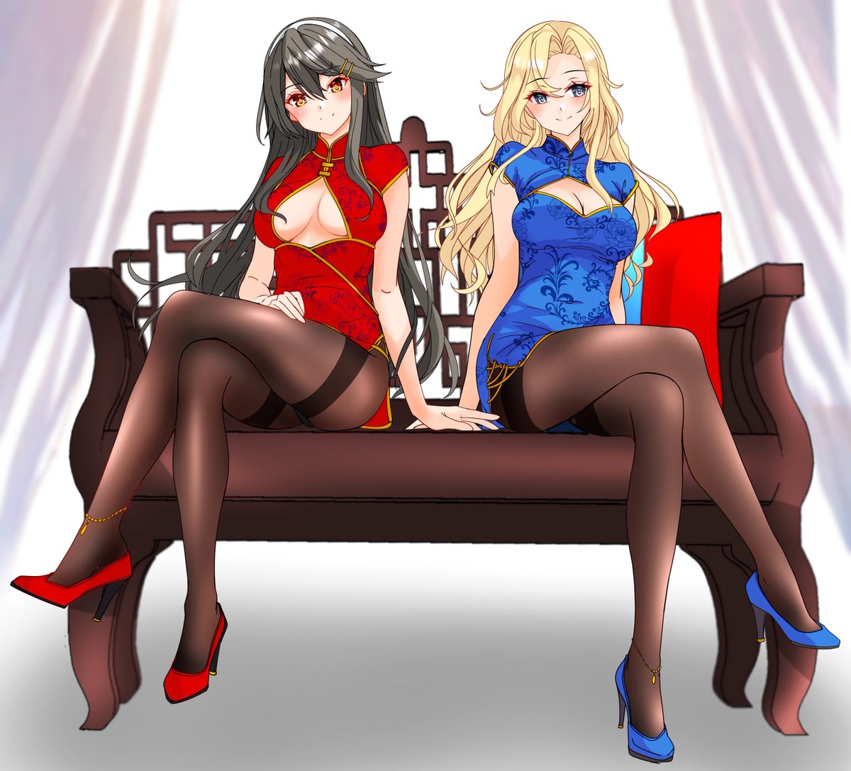 今月描いた絵を晒そう
ポーラ安定の可愛さ、浦賀時雨ちゃんどう考えても可愛い、旗袍二人、山城(38)と多種多様٩( 'ω' )و

ハッシュタグ多用怖いのでタグは外すね 