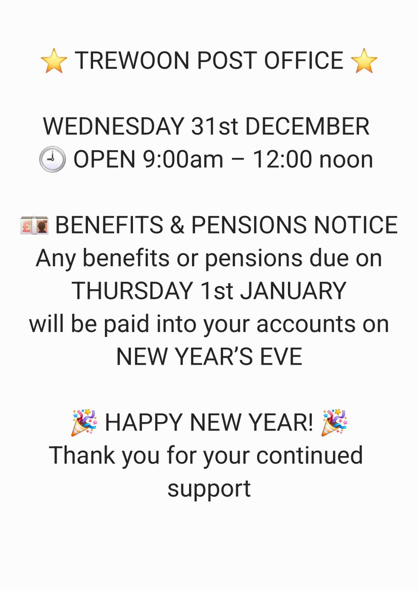 In observance of New Year's Eve, all First Western Trust offices will close  at 3 PM on Wednesday, December 31. We will resume normal business hours on  Friday, January 2. For banking, image size:849x1200