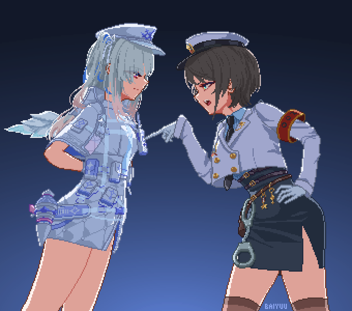 天音かなた ,天音かなた(お仕事衣装) 「#2025年自分が選ぶ今年の4枚」|Baiyuuのイラスト