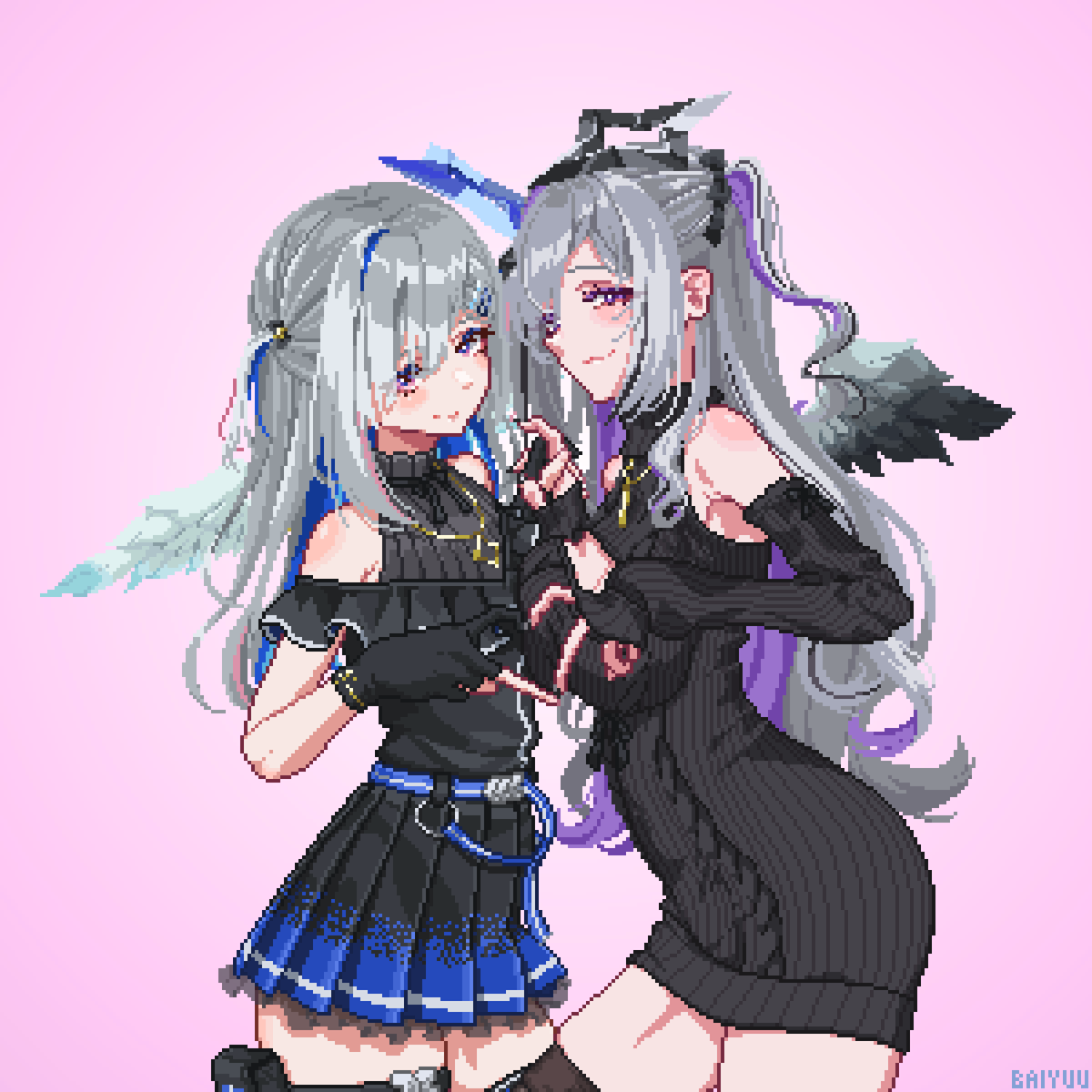 天音かなた ,天音かなた(お仕事衣装) 「#2025年自分が選ぶ今年の4枚」|Baiyuuのイラスト