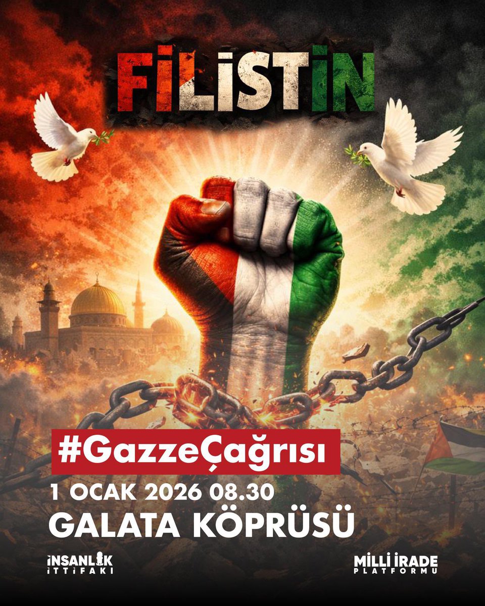 Birlik, yalnızca gücü değil; umudu da büyütür.”  

 #GazzeÇağrısı