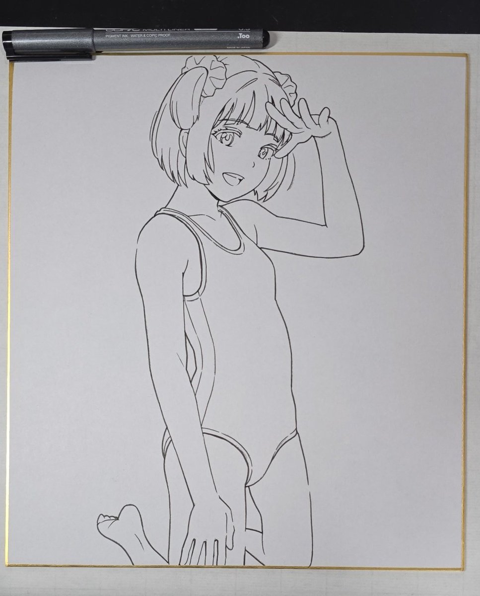 冬コミで販売する色紙になります

#C107
#リコリコ
#オリジナル絵