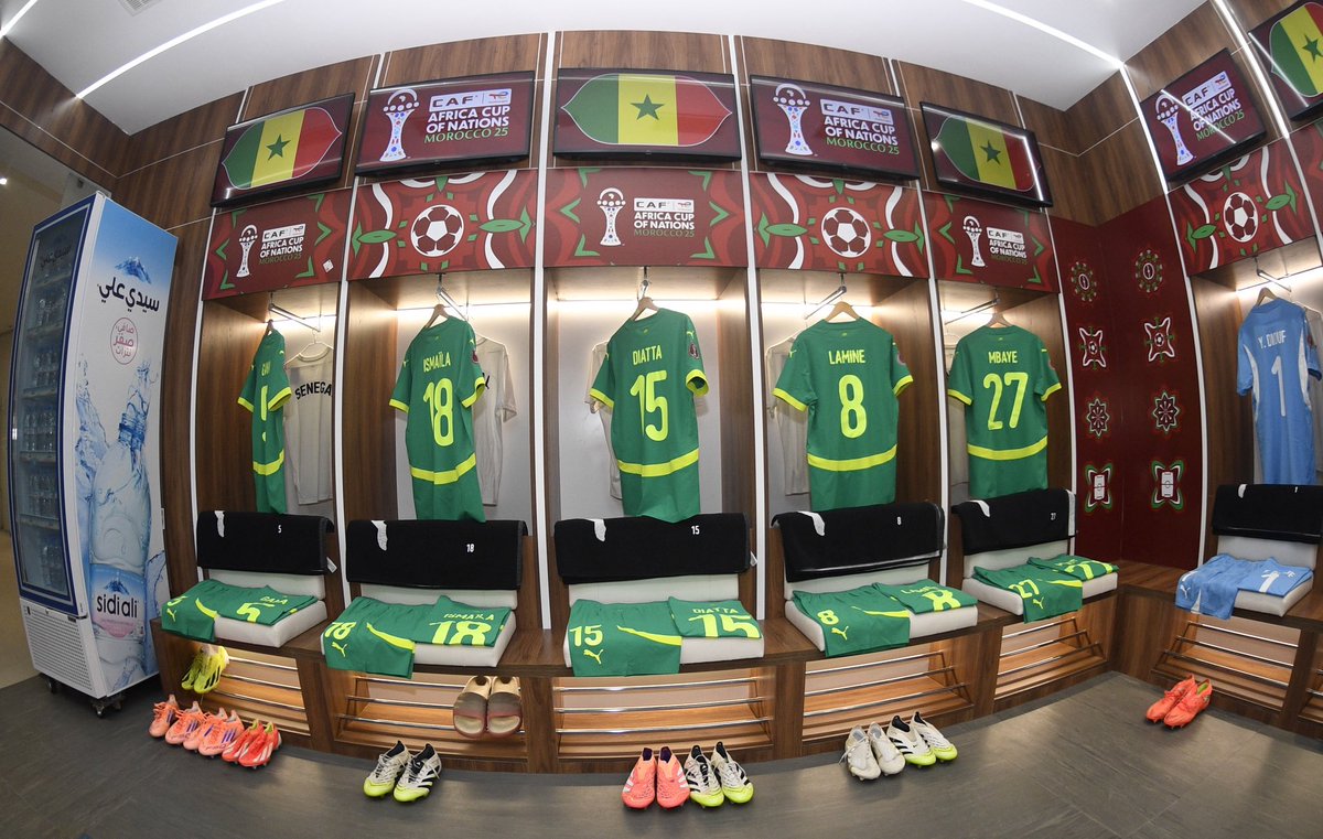 GaindeYi's tweet photo. Pour leur dernier match dans le groupe D, nos lions vont jouer en vert 👀✨

#BENSEN | #AFCON2025 https://t.co/94WQ9N0eRJ