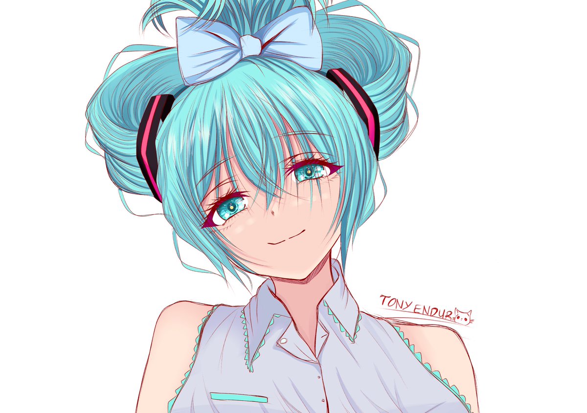 Tonyendur's tweet photo. Ya falta poco para completar el trío baka solo falta una integrante que la estoy puliendo,

#fanart #VOCALOID #Miku #HatsuneMiku https://t.co/FUersv9rFW