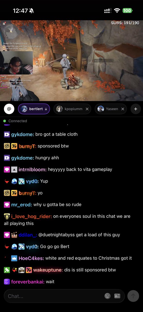 YaseenHQ's tweet image. I've been working on a third-party iOS Twitch app with 7TV name paints, emotes, low-latency player, chat tabs, YouTube-esque pip player, and more. Let's see if I can push it to TestFlight this week.