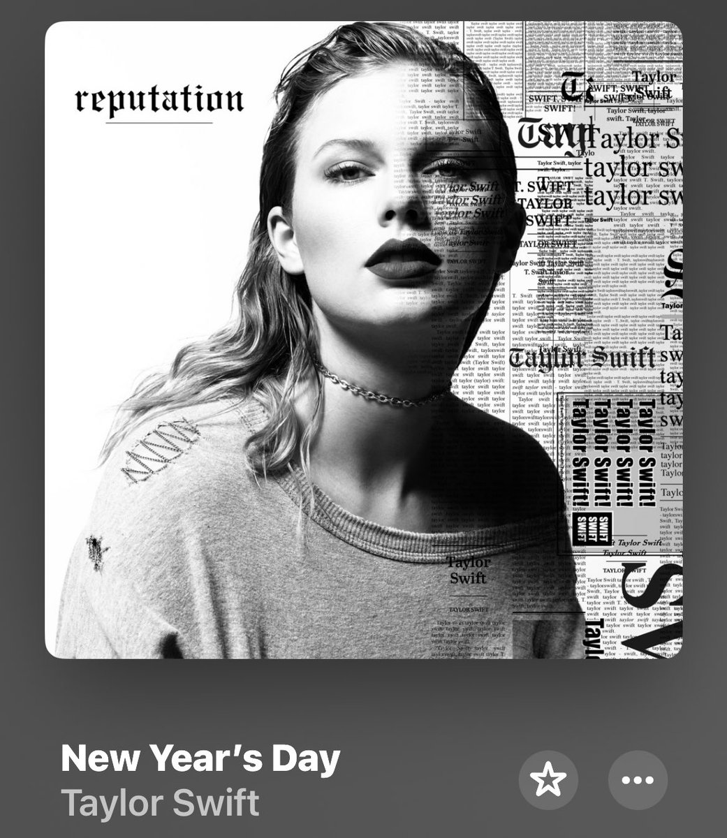 swiftarmy1989's tweet image. The fact that this New Year’s Day Taylor will officially OWN 
New Year’s Day 🥹🖤