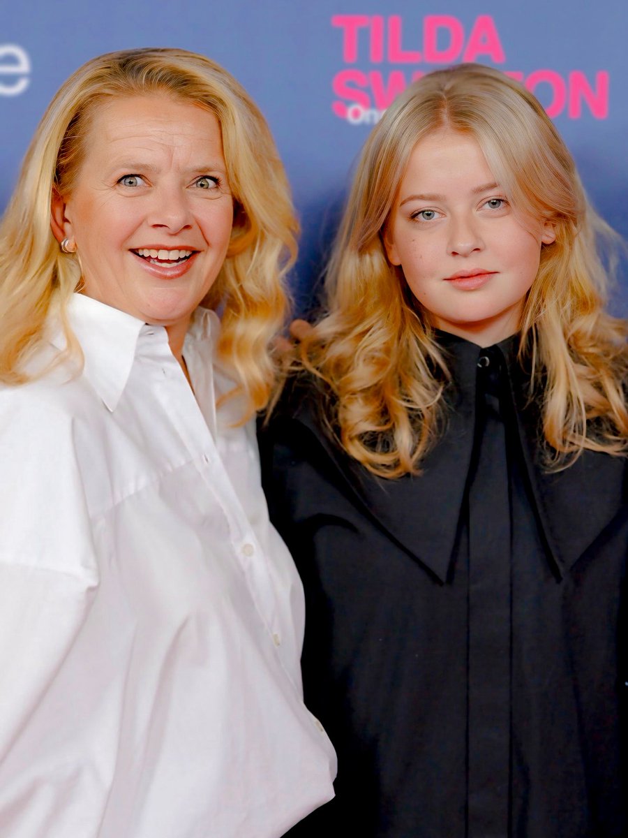 royalchildren_'s tweet photo. Princess Mabel of Orange-Nassau and Countess Zaria of Orange-Nassau attend the opening of Scottish actress Tilda Swinton's exhibition at the Eye Filmmuseum in Amsterdam, Netherlands 🖼️ -September 27th 2025.
.
📷 : Credits to the rightful owners.
.
#PrincessMabel #CountessZaria https://t.co/0ZlfK6Vzss