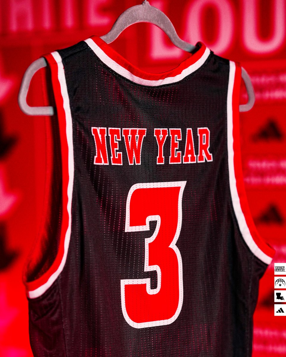 RaginCajunsMBB's tweet photo. 🎊 Ringing in 2026 with a 𝗦𝗽𝗲𝗰𝗶𝗮𝗹 𝗘𝗱𝗶𝘁𝗶𝗼𝗻 uniform 🎽🏀

#GeauxCajuns https://t.co/rVAqi79j6c