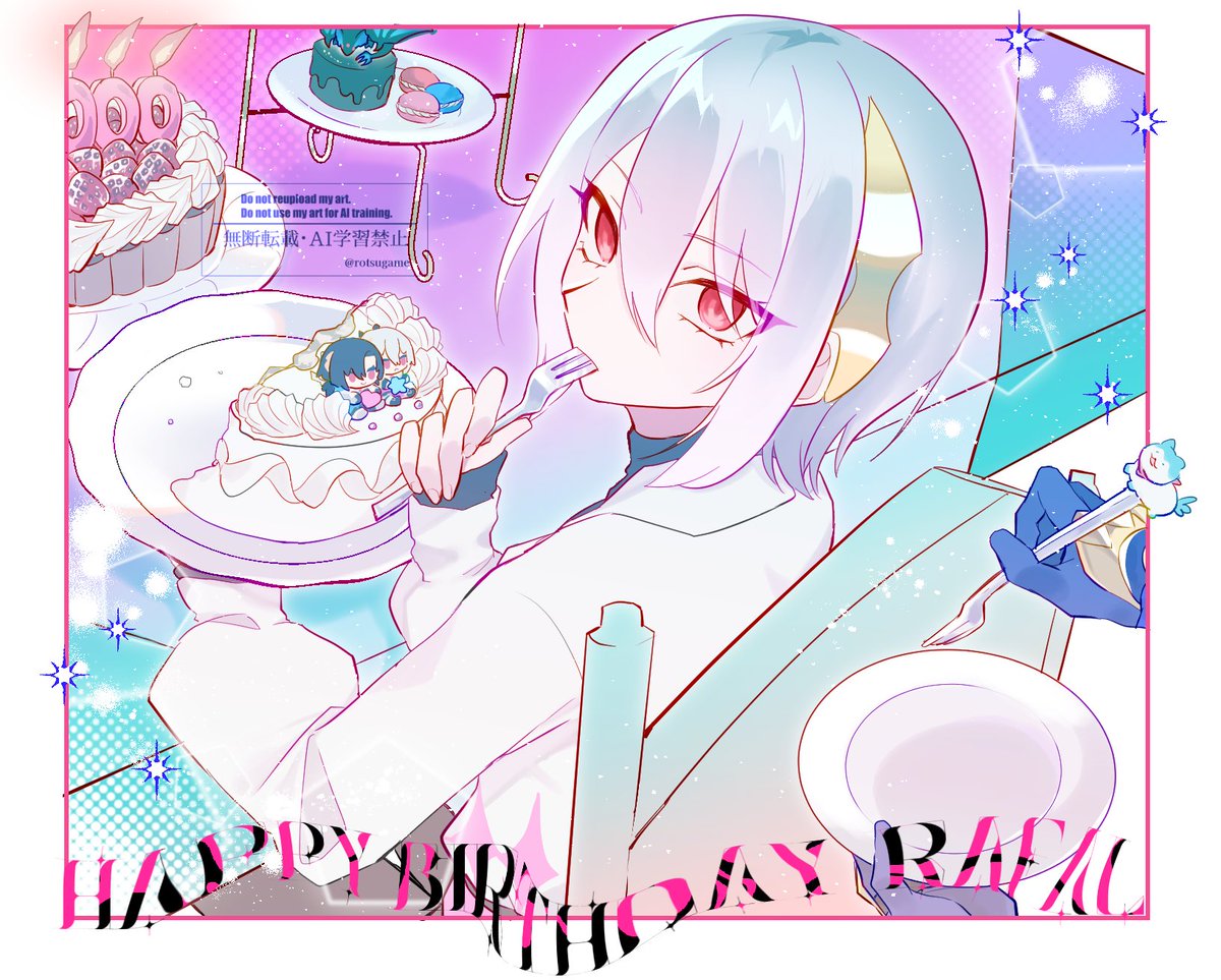 rotsugame's tweet photo. ラファにゃんお誕生日おめでとう https://t.co/qVDu8zh2pI