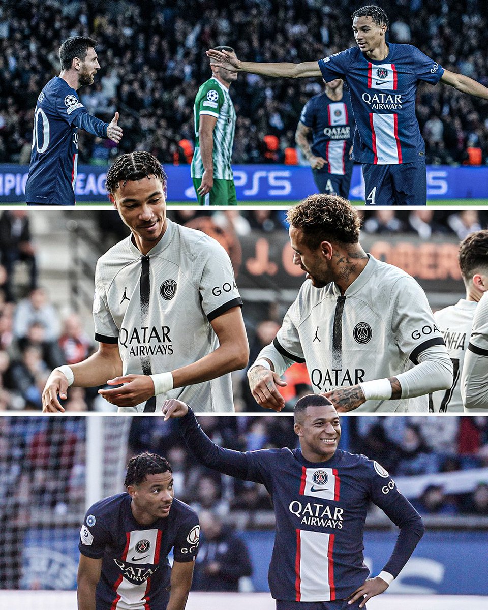 ESPNUK's tweet image. Mbappe, Messi and Neymar all knew... 

Ekitike was next 🔥