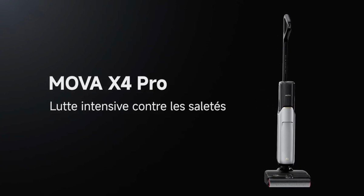 Le Mova X4 Pro, l’aspirateur laveur sans fil qui fait le ménage à fond, est disponible dès maintenant :
amzn.to/44Ny4Xr

20 000 Pa de puissance d’aspiration + nettoyage à l’eau chaude à 80 °C, brosse auto-nettoyante et séchage rapide, sans nœuds même avec les poils | 45