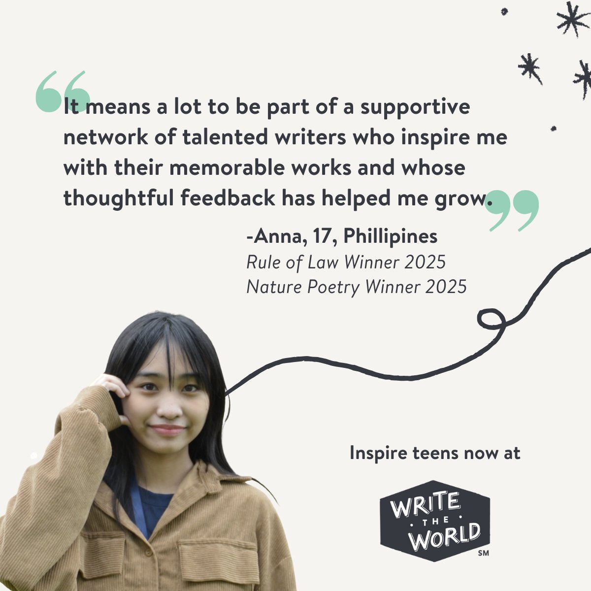 Write the World tweet media