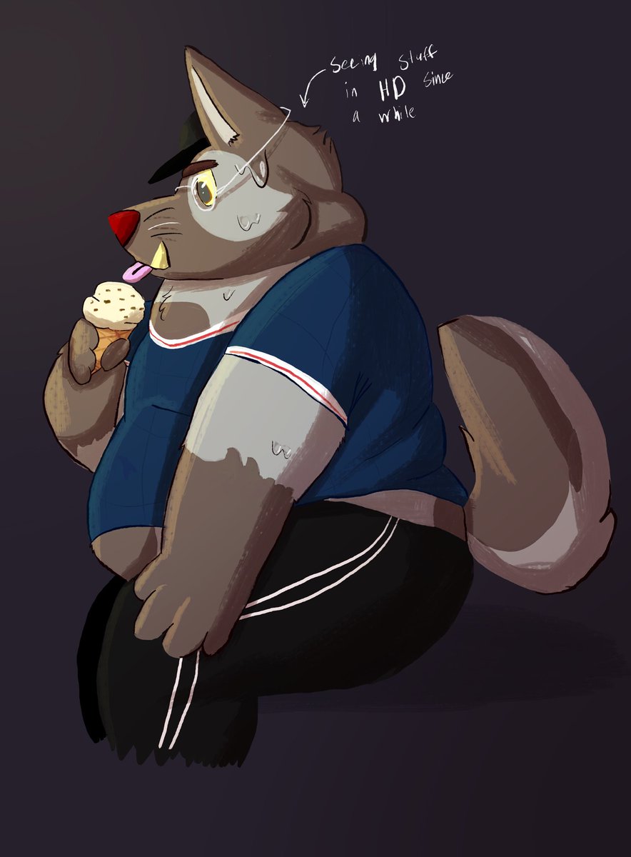 I wear glasses now. Also another appearance change that I don’t wanna mention until it’s back to normal ; ;