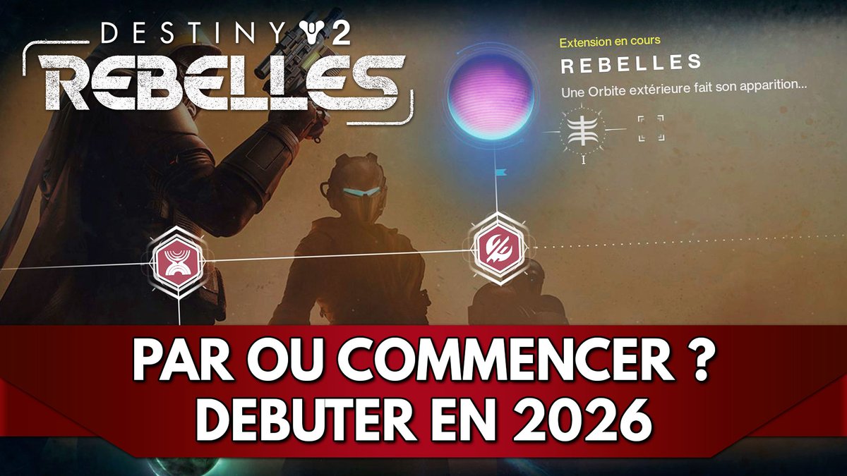 Morrigh4n's tweet photo. Destiny 2 FR : Débuter en 2026, par où Commencer ? + Promo anciennes Extensions
➡️ https://t.co/tTl7LqkWoN
#destiny #destiny2 #destiny2creator https://t.co/dtPSCUVlR4