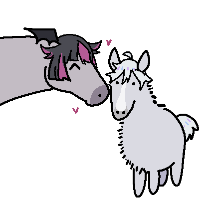 Evvartss's tweet photo. Father and son as horses 
#LiliaVanrouge #twstsilver #twstプラス https://t.co/LKKUOOl1X8