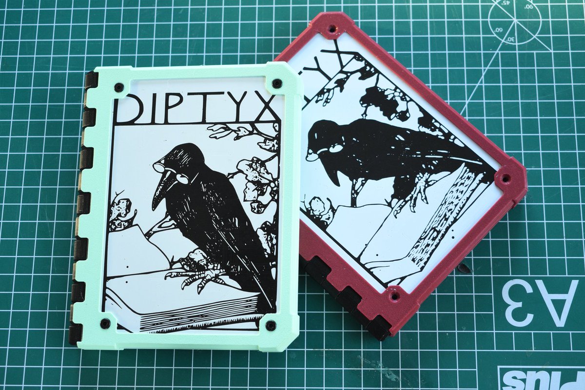 Customize your Diptyx E-reader with colorful cases and more, in the latest project update at: crowdsupply.com/diptyx/diptyx-…